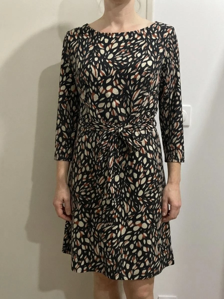 Robe fluide Grain de Malice manches 3/4 Taille 38 M